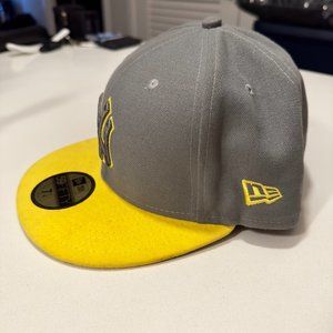NEW ERA 59 FIFTY Yankee Grey Yellow Cap New Era
